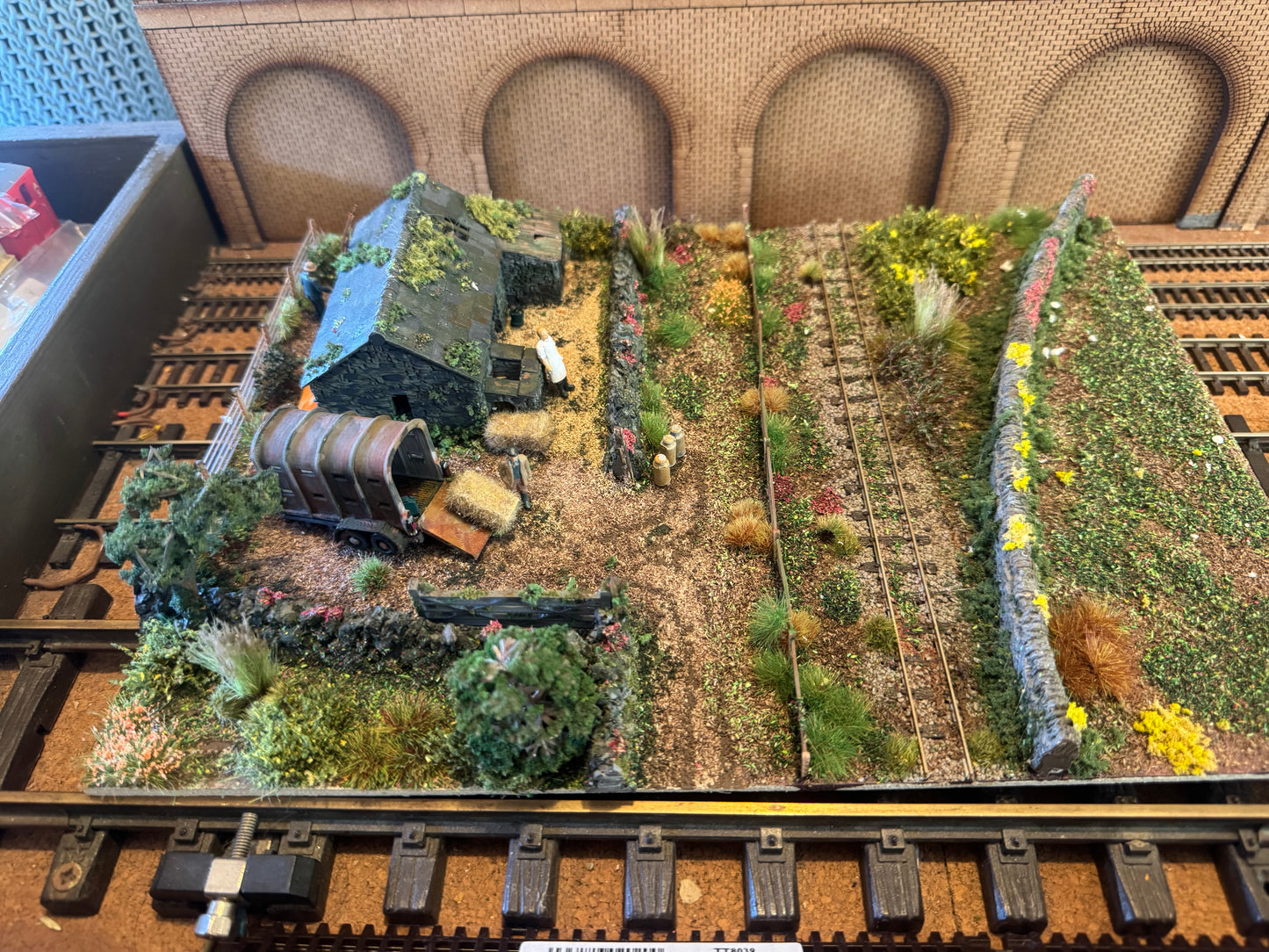 Colin Lipscomb 001 (OO9) Rural Life, Narrow Gauge Railway Diorama 