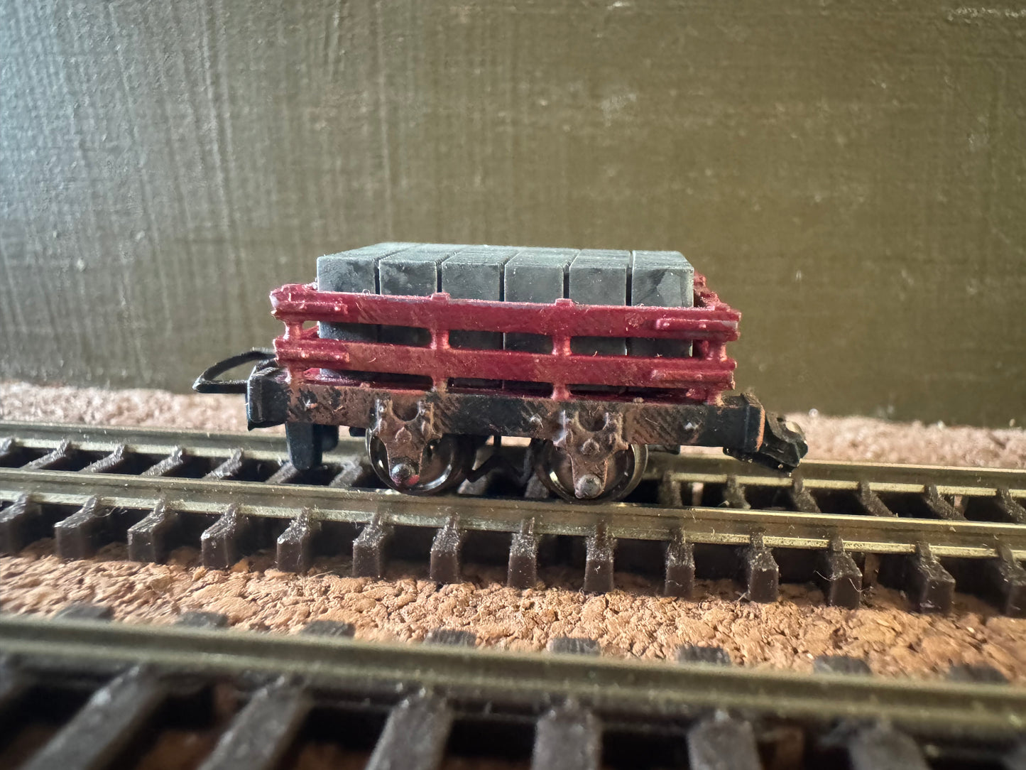 Mini Builds (OO9) Talyllyn Railway Two Bar Loaded 2T Slate Wagons. (Temporally out of stock)