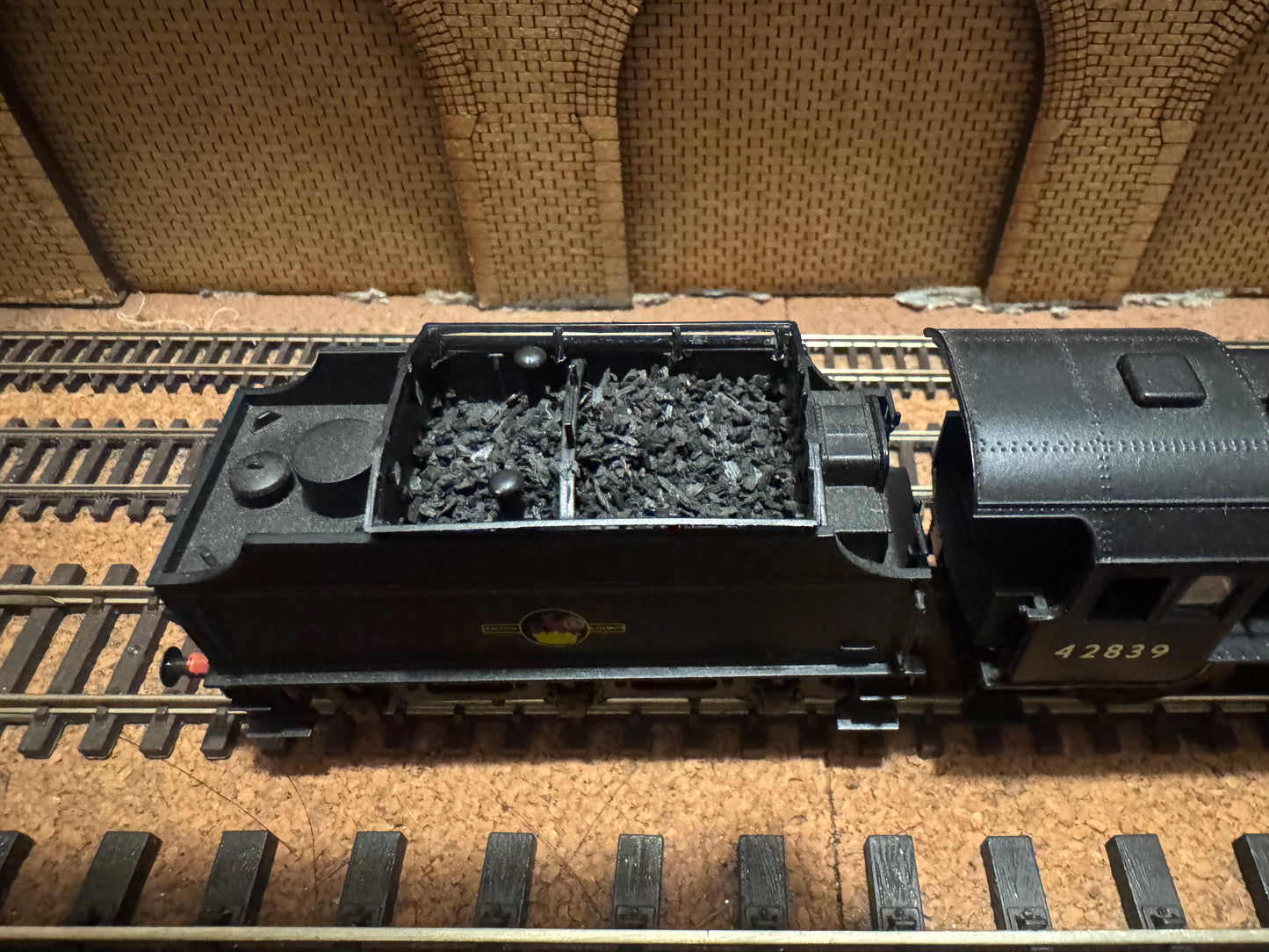 Bachmann 32-175 (OO) Ex LMS ‘Hughes’ 5P 4F ‘Crab’ No.42839 in Unlined British Railways Black. DCC Fitted 