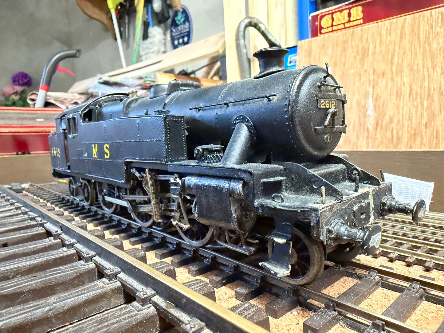 Manufacturer Unknown (O Gauge) London Midland & Scottish Railway ‘Stanier’ 4P Tank No.2612 in unlined LMS Black.