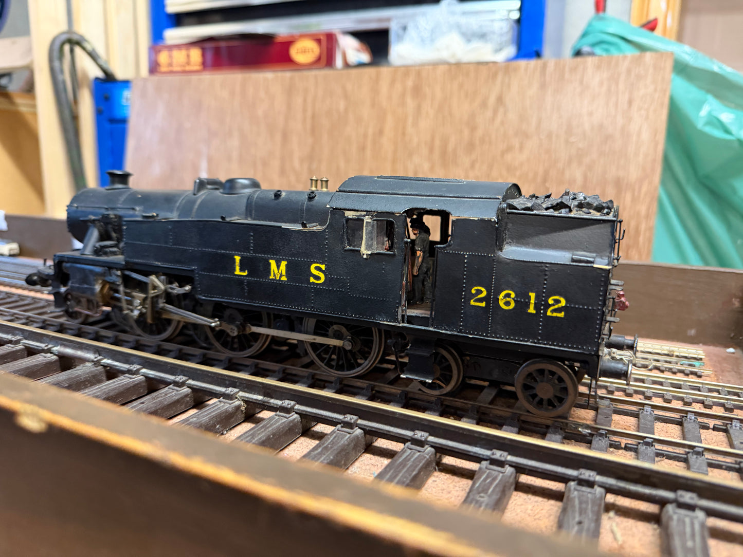 Manufacturer Unknown (O Gauge) London Midland & Scottish Railway ‘Stanier’ 4P Tank No.2612 in unlined LMS Black.
