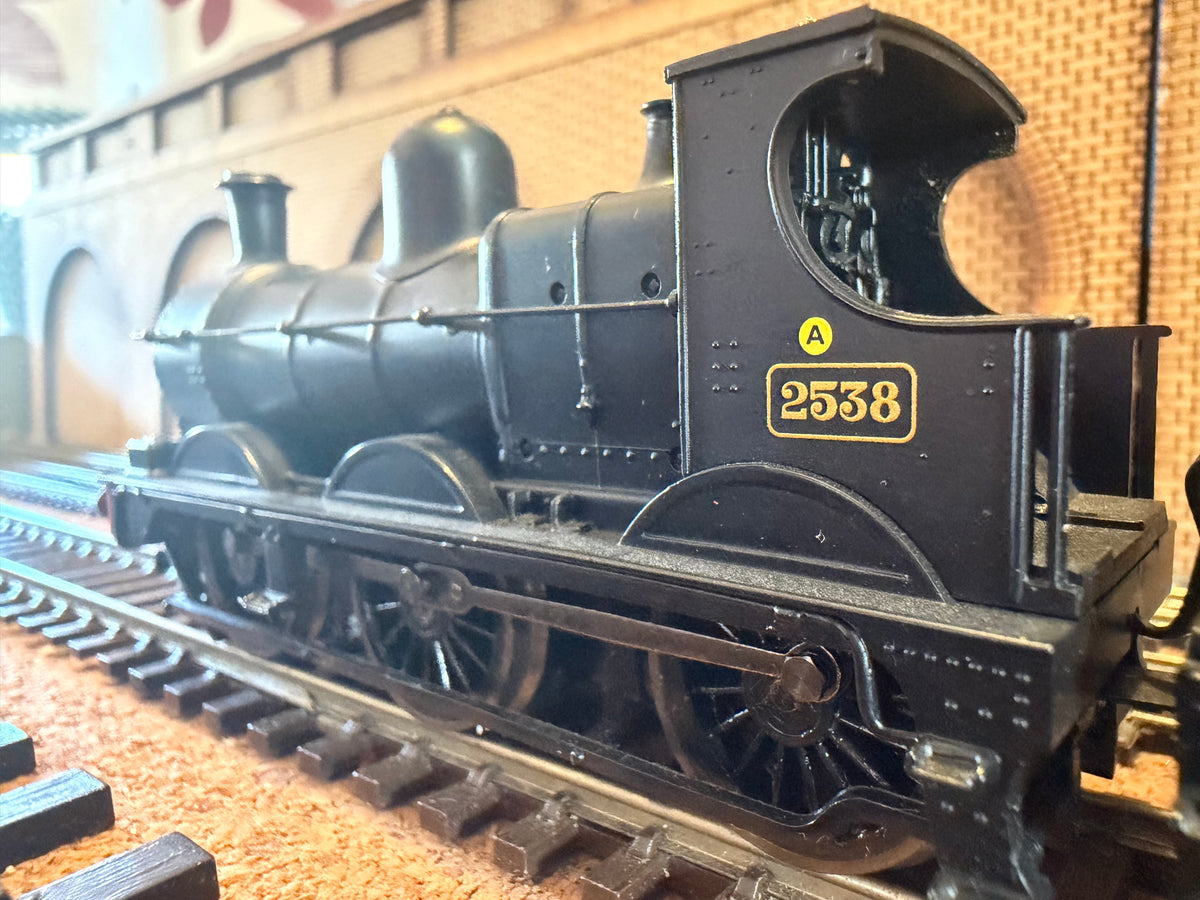 Hornby R2275A (OO) Ex GWR 2301 Class No.2528 in British Railways Unlined Black. (Shed Code, 89A Oswestry Depot) 