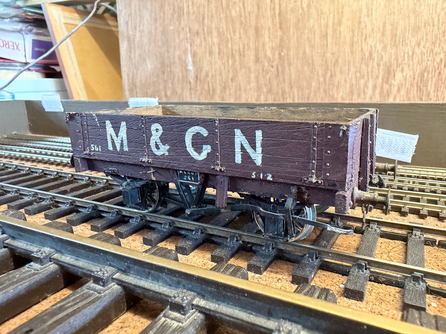 Scratch Built (O Gauge) Midland & Great Northern Joint Railway, Three Plank Wagon No.561 