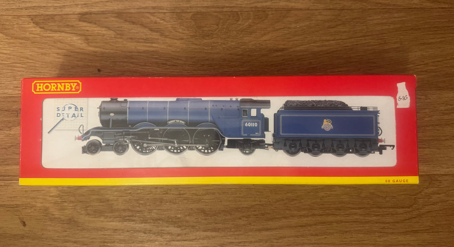 Hornby R2201 (OO) Ex LNER A3 No.60110 “Robert The Devil” in British Railways Express Blue. (Shed Code 34A, Kings Cross Depot) 