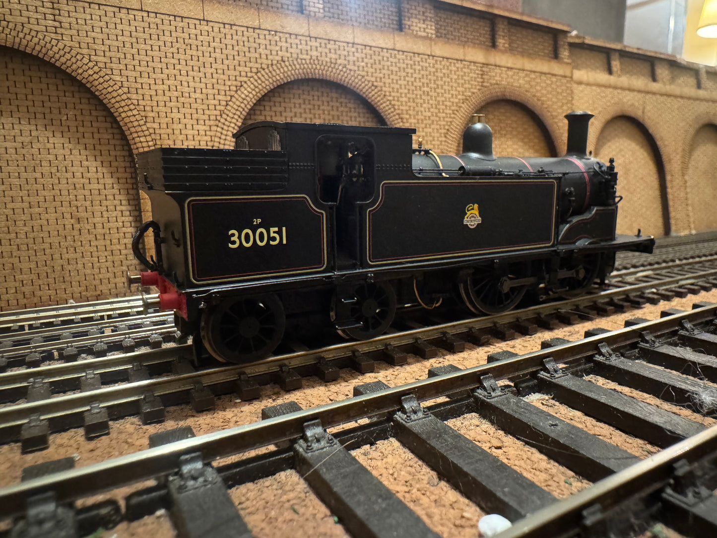 Hornby R2504 (OO) Ex LSWR / SR ‘Drummond’ M7 No.30051 in Lined British Railways Black. (Shed Code 75D, Horsham Depot) DCC Ready