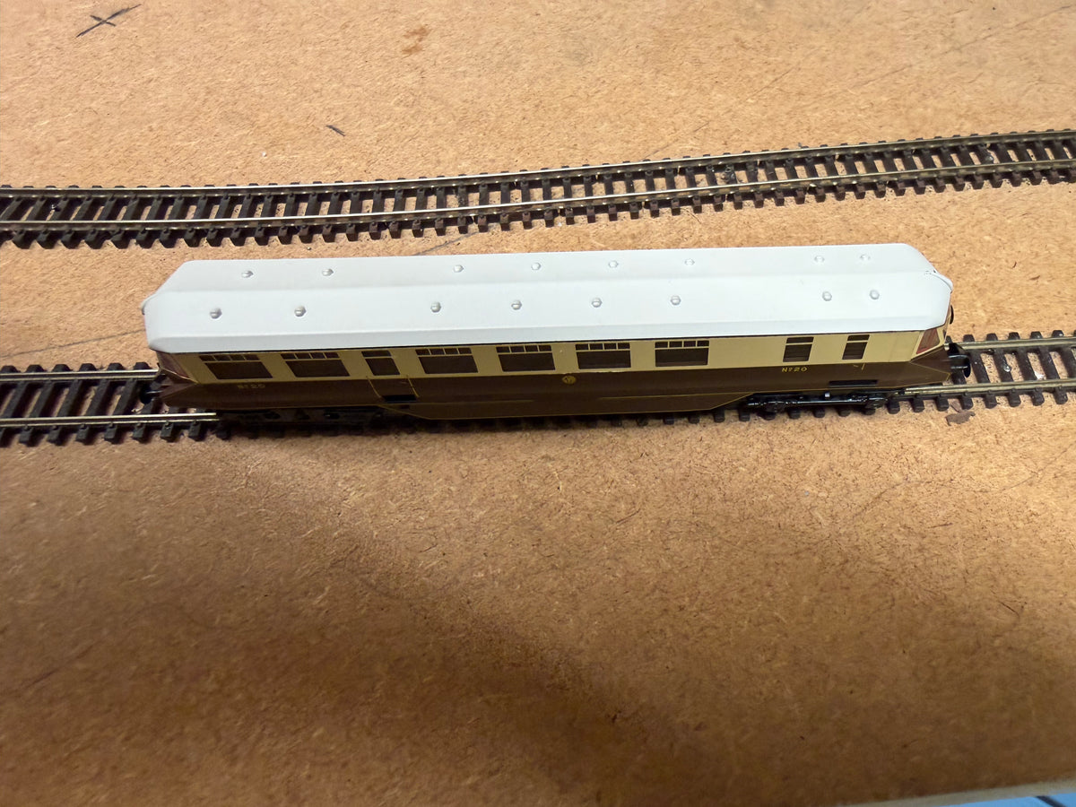 Graham Farish 371-629 (N Gauge) Great Western Railway, Railcar No.20 in GWR Chocolate and Cream 