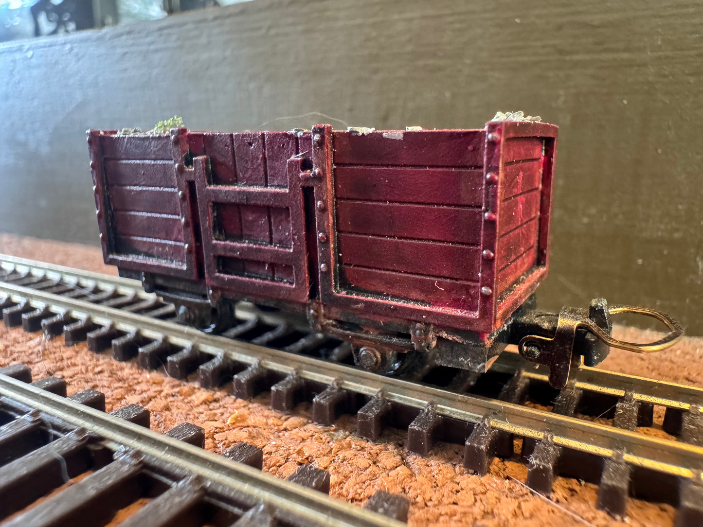 KD Railway (OO9) Five Plank Stone Wagon. Converter / Reach wagon 