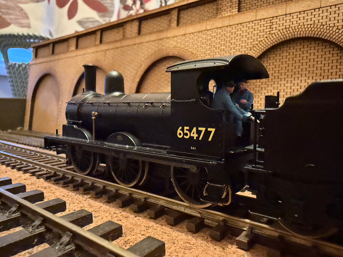 Hornby R3415 (OO) Ex GER / LNER J15 No.65477 in British Railways Unlined Black. (Shed Code 31A, Cambridge Depot) DCC Ready. 
