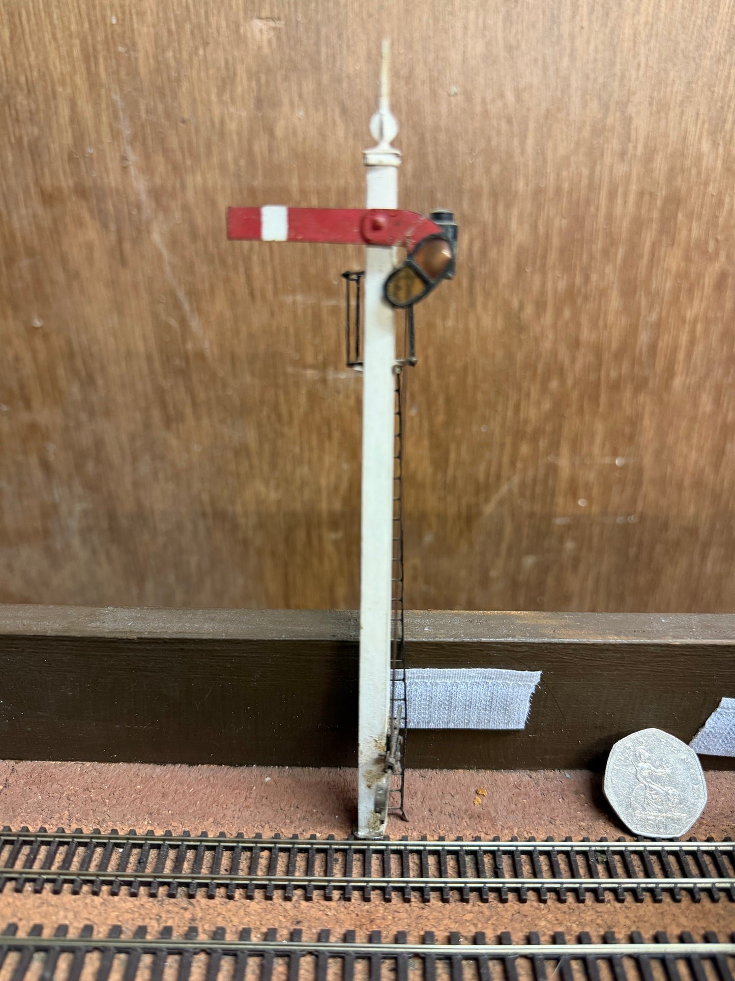 Scratch Built (O) Midland Railway / M&GN Lower Quadrant Semaphore Stop Signal 