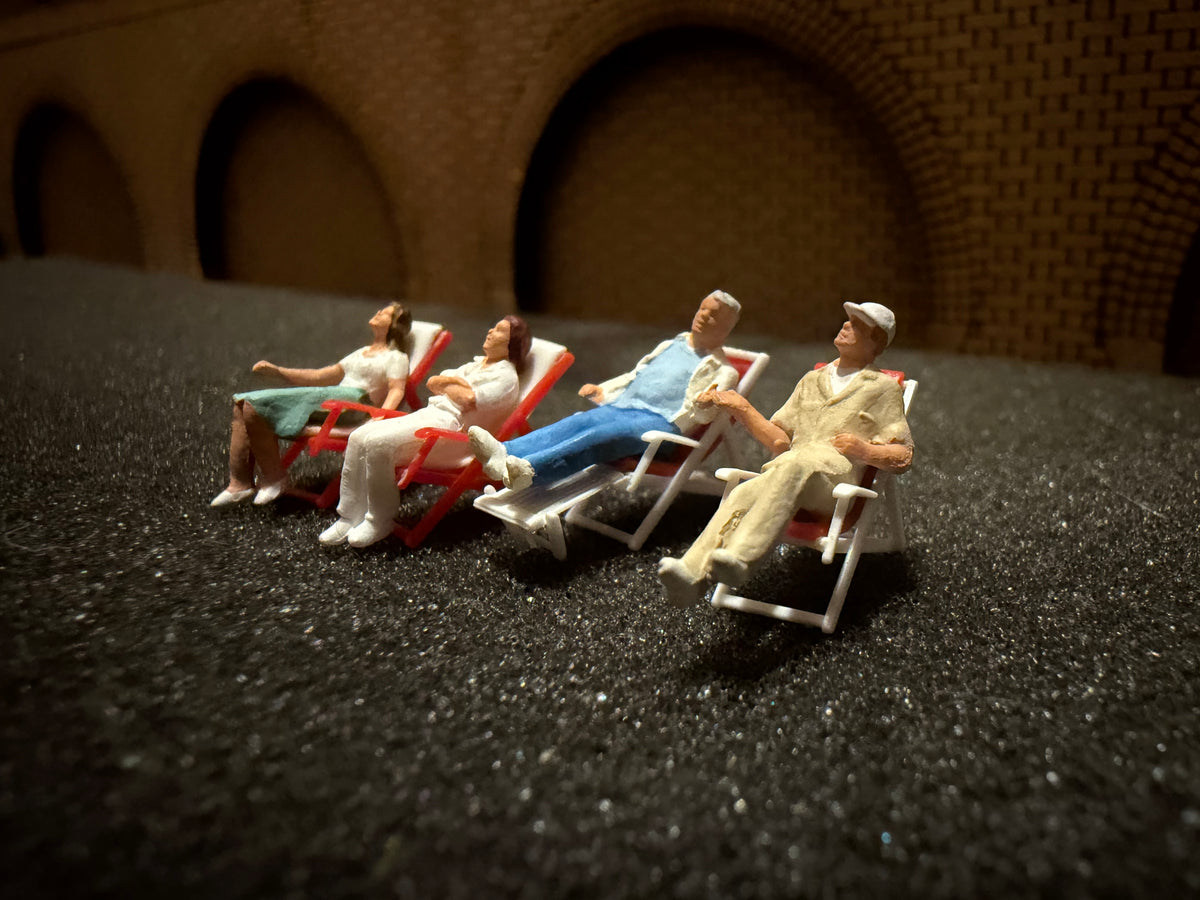 Modelscenes (OO / 1:76) Deckchair Friends 