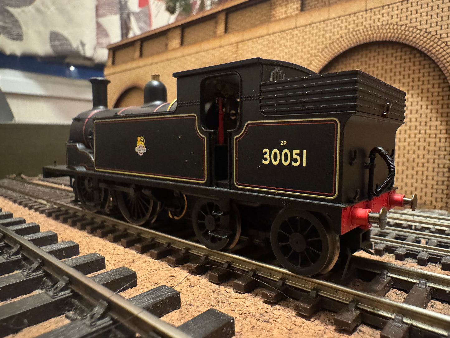 Hornby R2504 (OO) Ex LSWR / SR ‘Drummond’ M7 No.30051 in Lined British Railways Black. (Shed Code 75D, Horsham Depot) DCC Ready