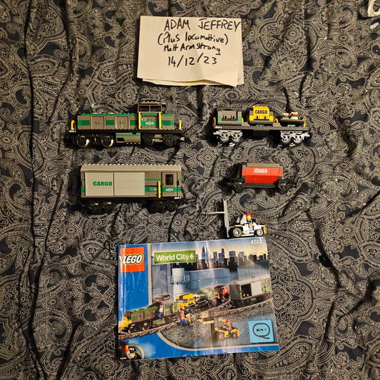 Lego, World City Cargo Train Pack 4512, (Motorised)