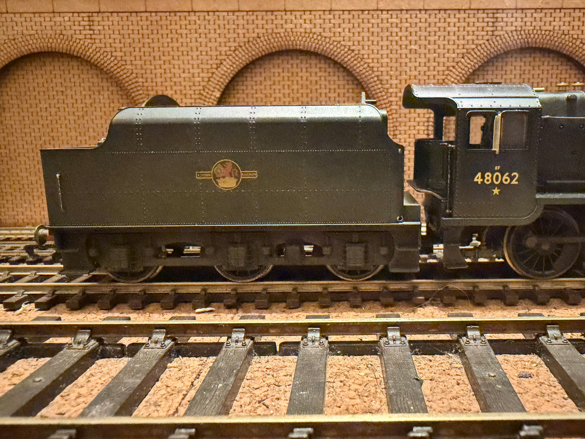 Hornby R2395A (OO) Ex LMS ‘Stanier’ 8F No.48062 in Lightly Weathered British Railways Unlined Black. (Shed Code, 14A Cricklewood East Depot) DCC Ready £72 