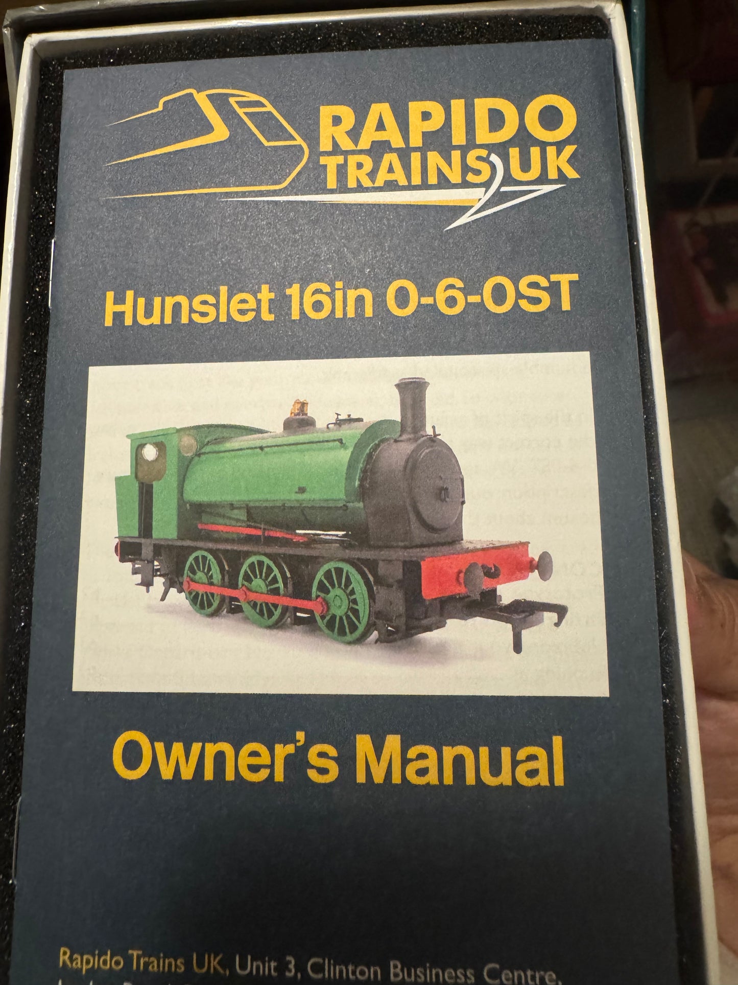 Rapido 903008 (OO) Hunslet 16 Inch No.1982 “Ring haw” in Nassington Quarry Green & Black. DCC Ready. 