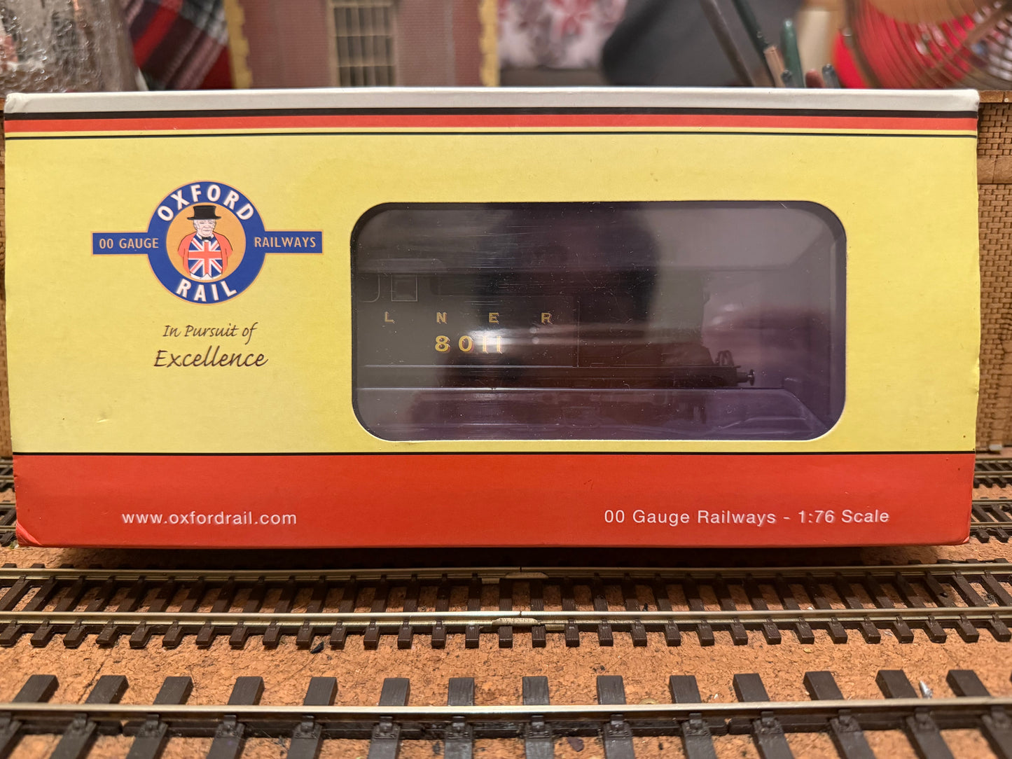Oxford Rail OR76N7002 (OO) Ex GER N7 No.8011 in Pre 1936 LNER Unlined Black with Condensing Gear. DCC Ready
