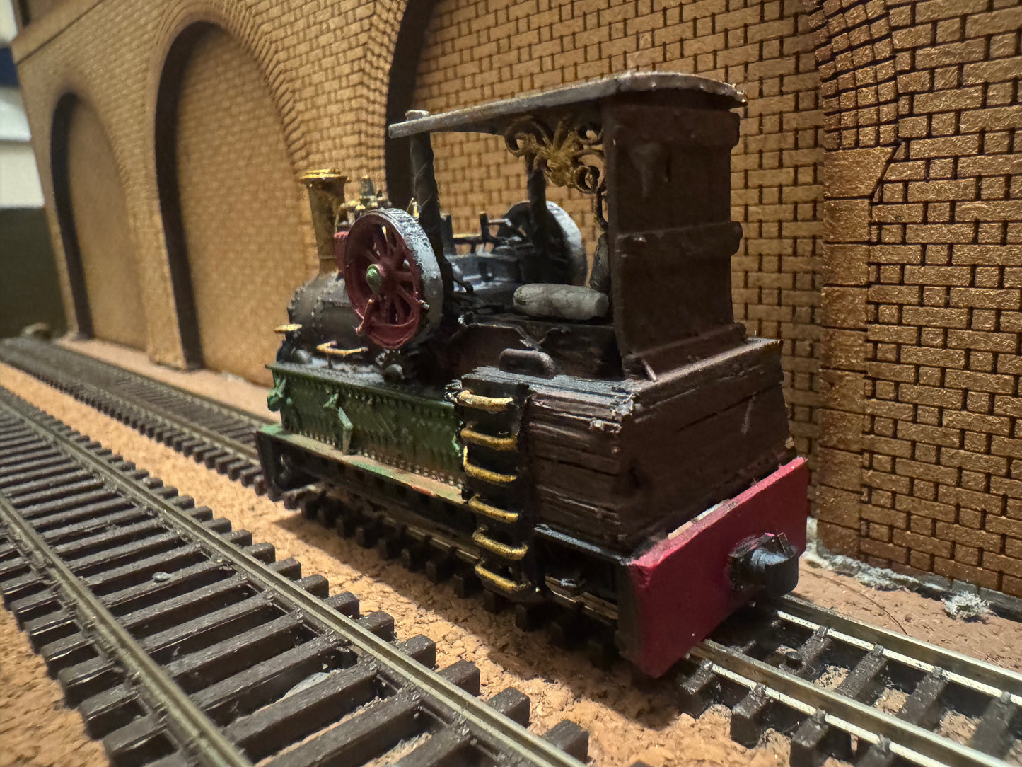 Kato / Mark Holcroft Model Works (OO9) Freelance Flywheel Loco 