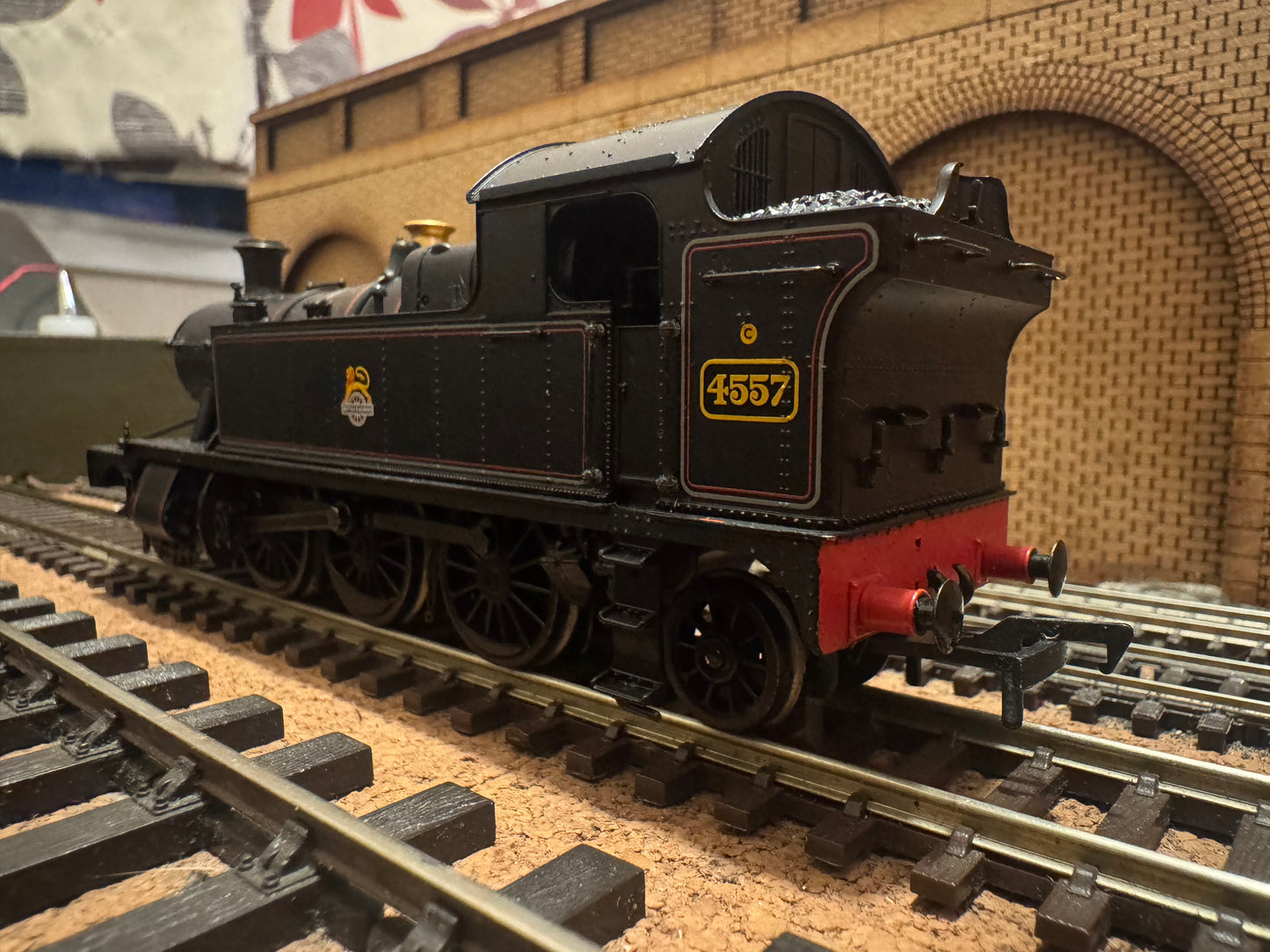 Bachmann 32-129 (OO) Ex GWR 45xx No.4557 in British Railways Lined Black. (Shed Code 87H, Neyland Depot) 