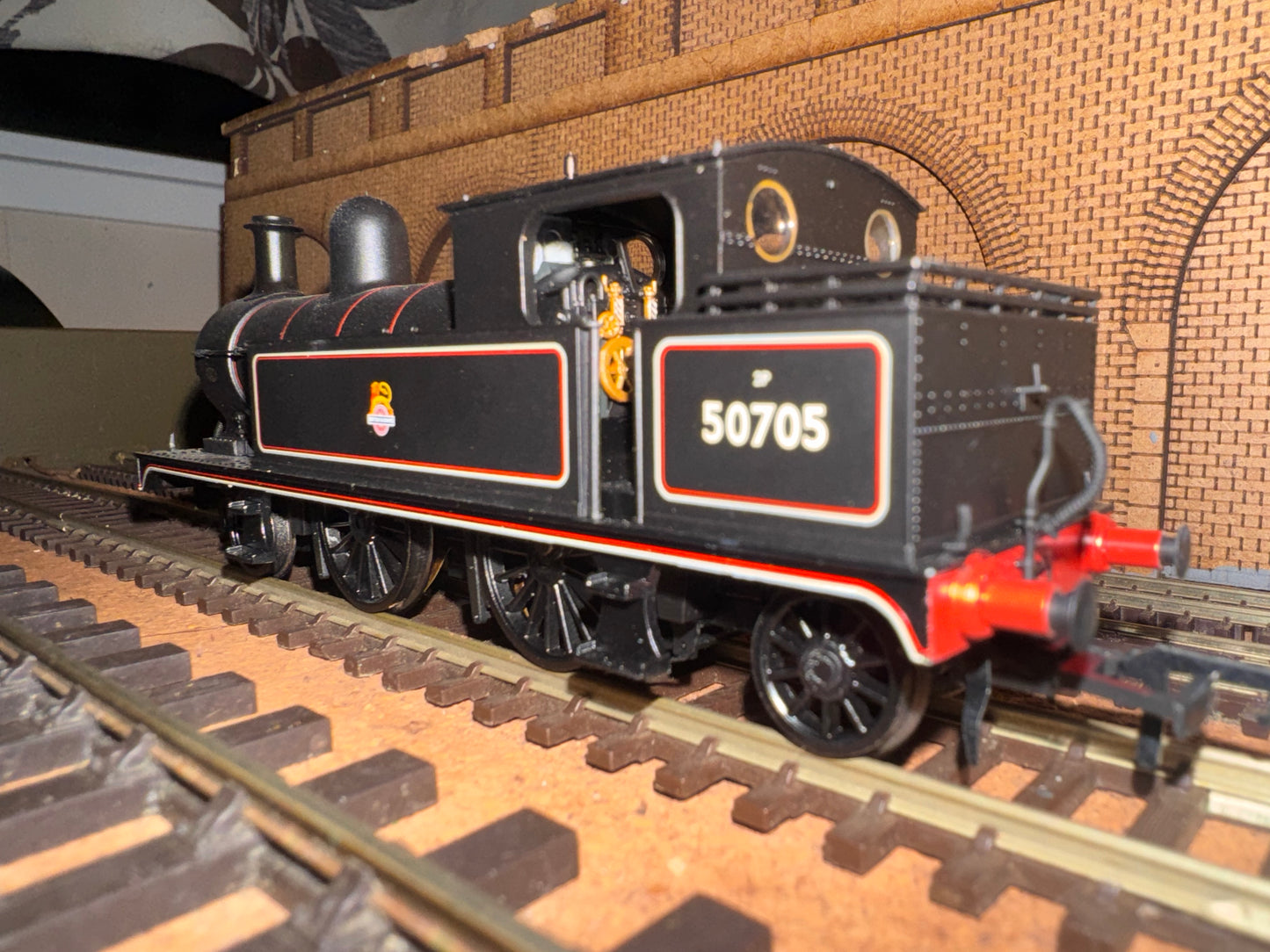 Bachmann 31-169 (OO) Ex L&Y / LMS Class 5 / 2P, 2-4-2 Tank. No.50705 in British Railways Lined Black. (Shed Code 24F, Fleetwood Depot) DCC Ready 