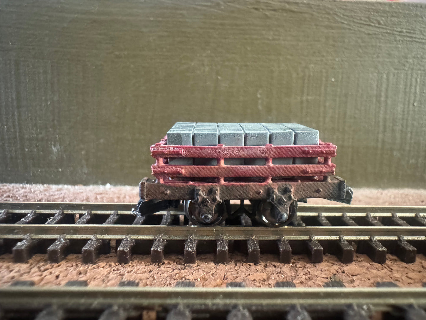 Mini Builds (OO9) Talyllyn Railway Two Bar Loaded 2T Slate Wagons. (Temporally out of stock)