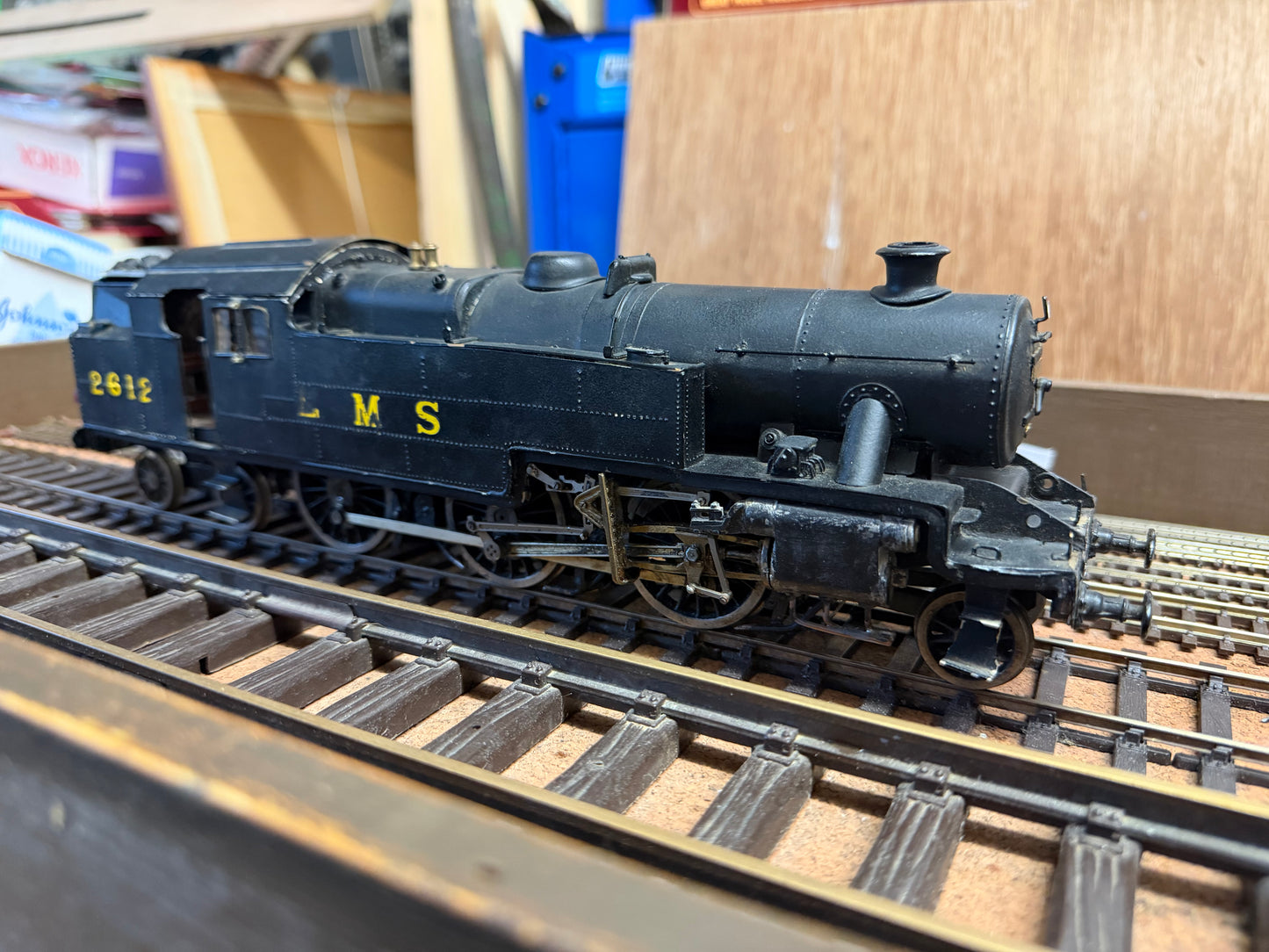 Manufacturer Unknown (O Gauge) London Midland & Scottish Railway ‘Stanier’ 4P Tank No.2612 in unlined LMS Black.