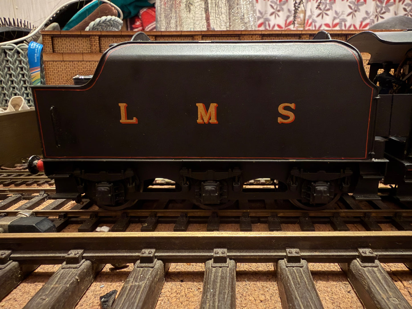 Manufacturer Unknown (O Gauge) London Midland & Scottish Railway ‘Stanier’ 5P 5F ‘Black Five’ No.5470 in Lined LMS Black (Shed code 2A, Rugby Depot). 