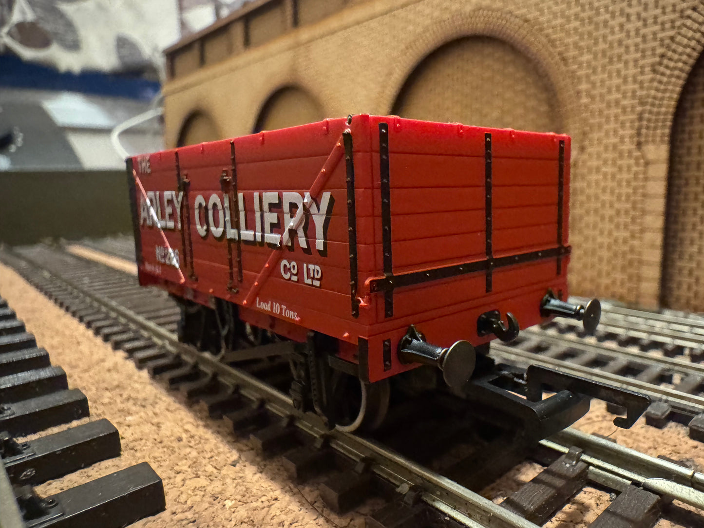 Oxford Rail OR76MW7008 (OO) Arley Collery 12T Severn Plank Open Wagon No.286 