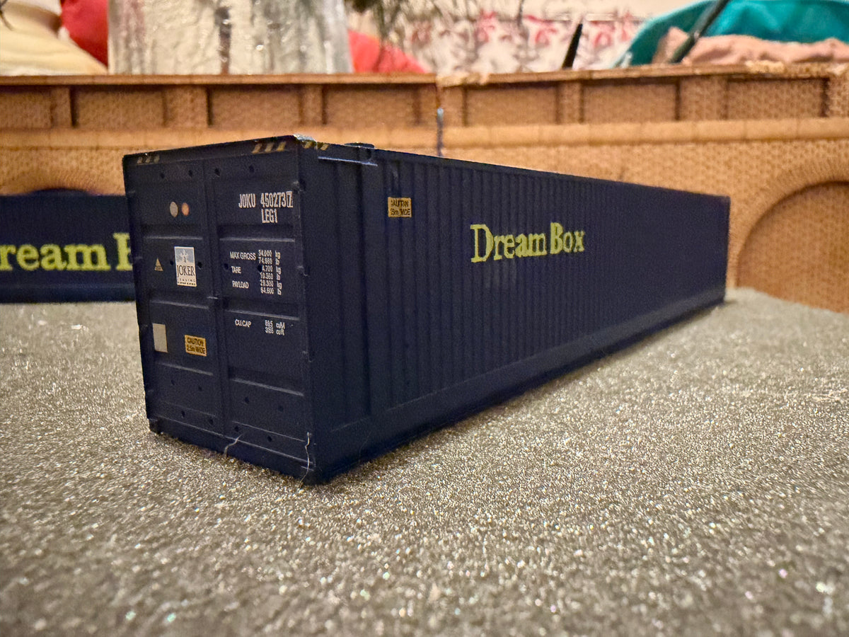 Bachmann 36-102 (OO 1:76) 45ft Shipping Containers in Dream Box Livery. Twin Pack.