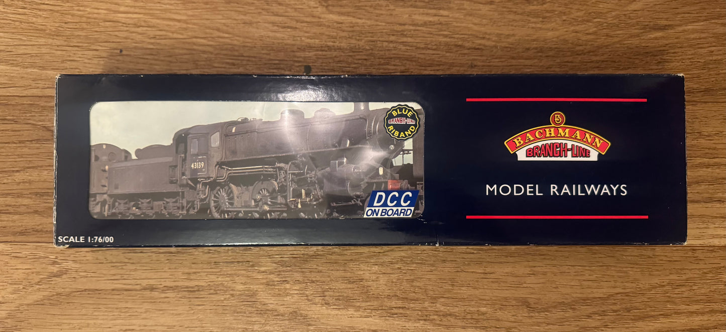 Bachmann 32-586DC (OO) British Railways [LMS] Ivatt 4MT ‘Fargo’ No.43154 with Whittaker Tablet Catcher in BR Lined Black. DCC Fitted. (Shed Code 32G, Melton Constable Depot) 