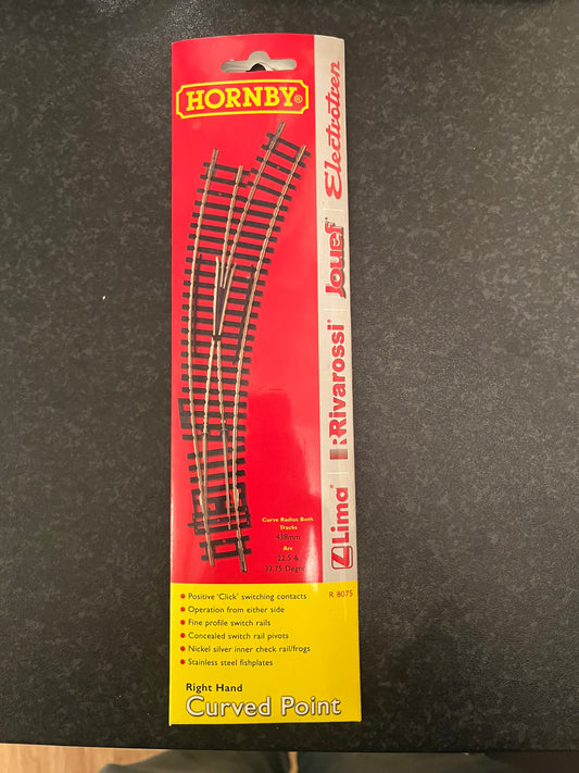 Hornby (OO) Right Hand Curved Point R8075