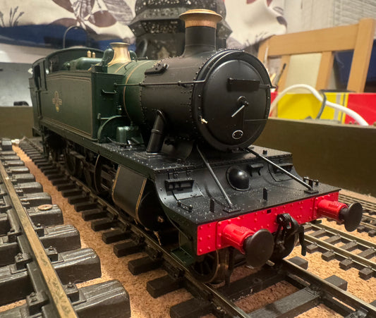 Heljan 6123 (O) Ex GWR 61xx, ‘Large Prairie’ Unnumbered, in British Railways Lined Green. DCC Ready