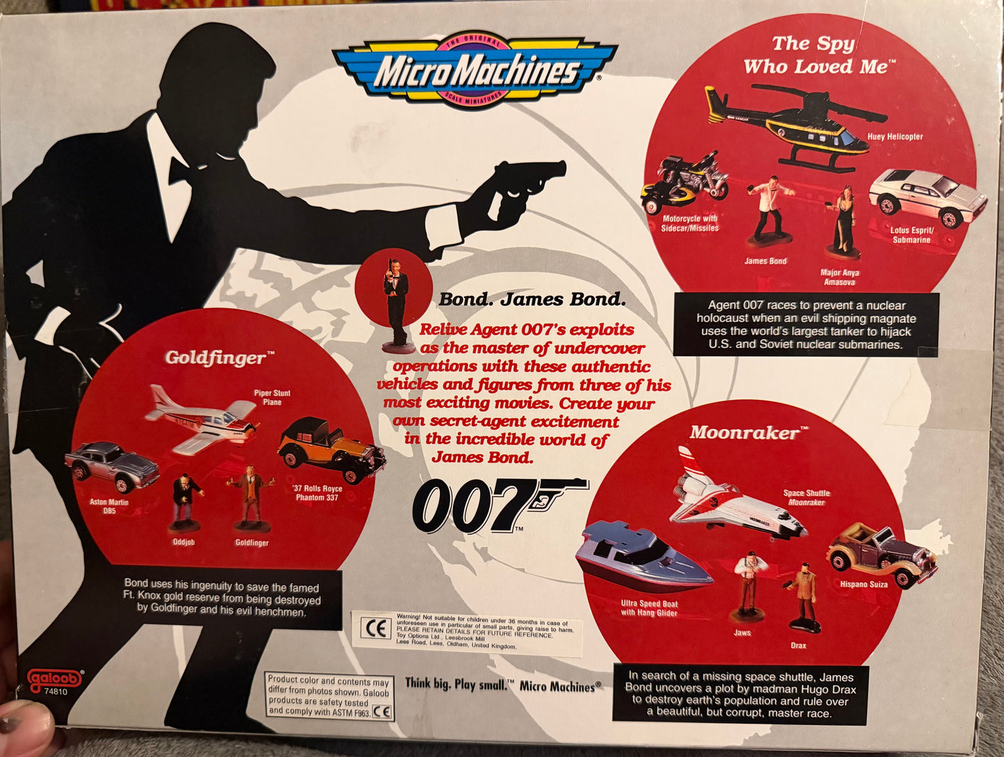 Micro Machines 74810, James Bond 007 Collectors Set. 
