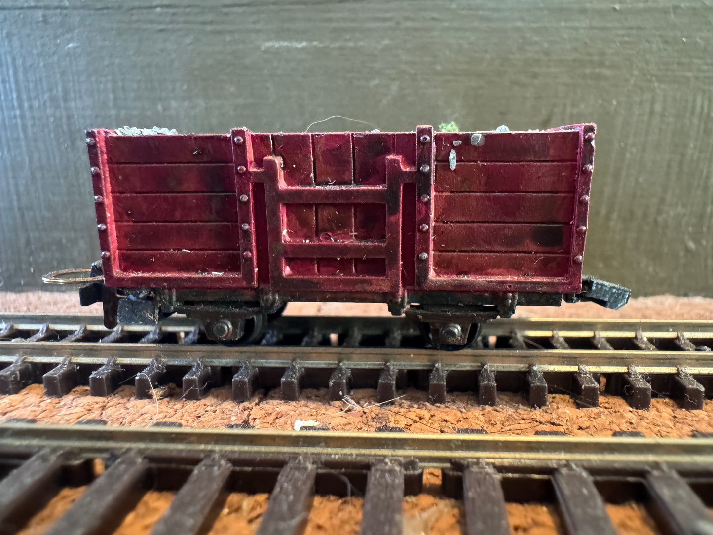 KD Railway (OO9) Five Plank Stone Wagon. Converter / Reach wagon 