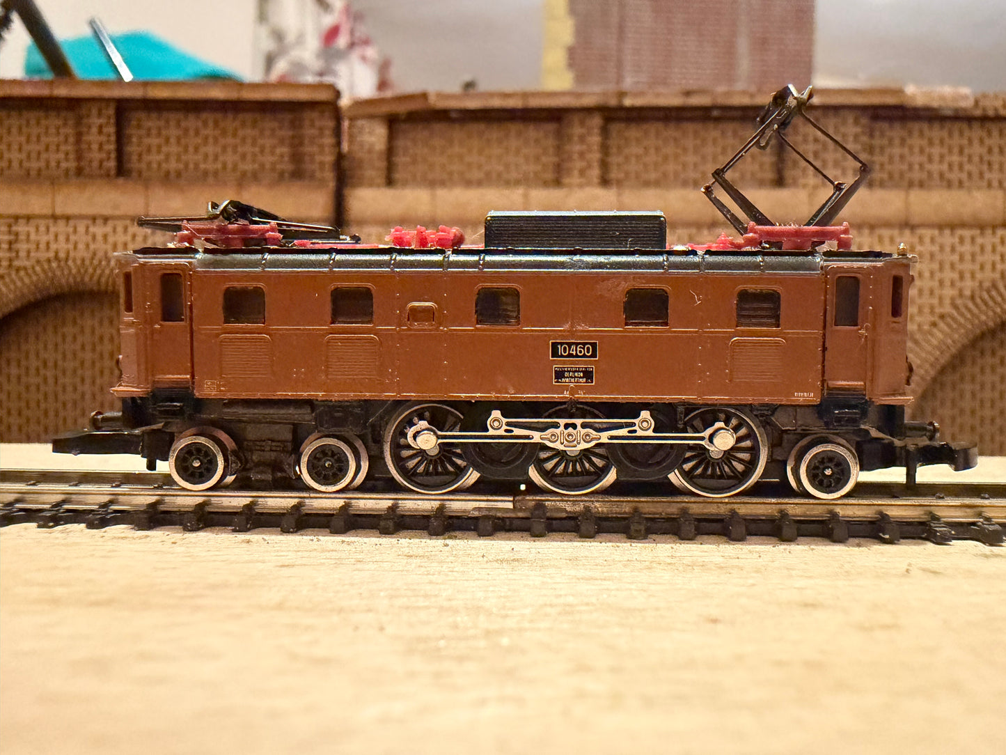 Marklin Mini Club 8851 (Z) SBB Class Ae 3/6 II 10460 in SBB Brown 