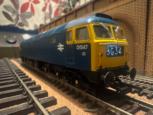 Bachmann 32-805 (OO) British Railways, Brush Type 4 [Class 47] No.D1547 in Pre TOPS British Rail Blue with headcode box. DCC Ready 