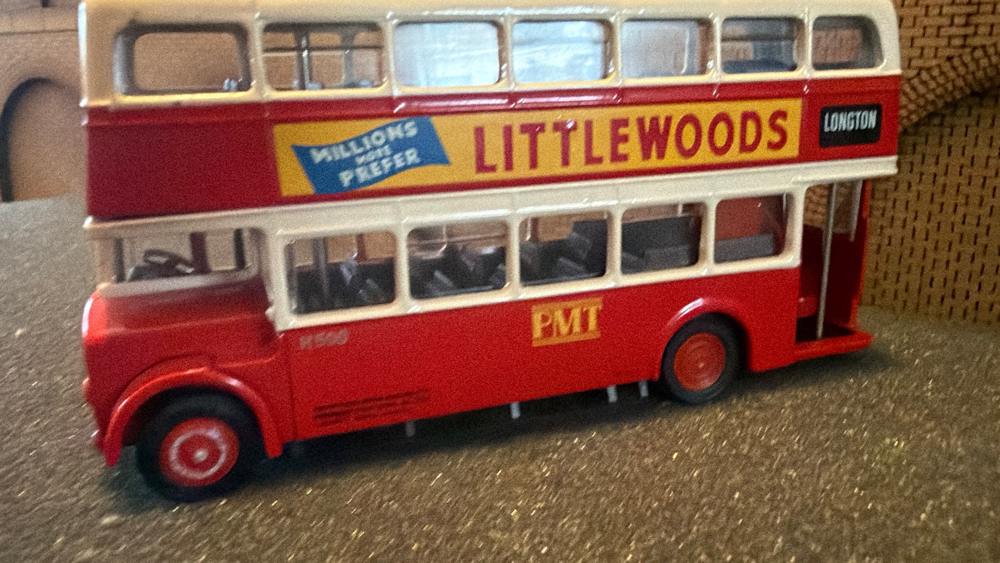 EFE 19802 (1:76/ OO) Daimler CVG6 Double Decker Bus, Fleet Number H500 in Potteries Motor Transport Livery