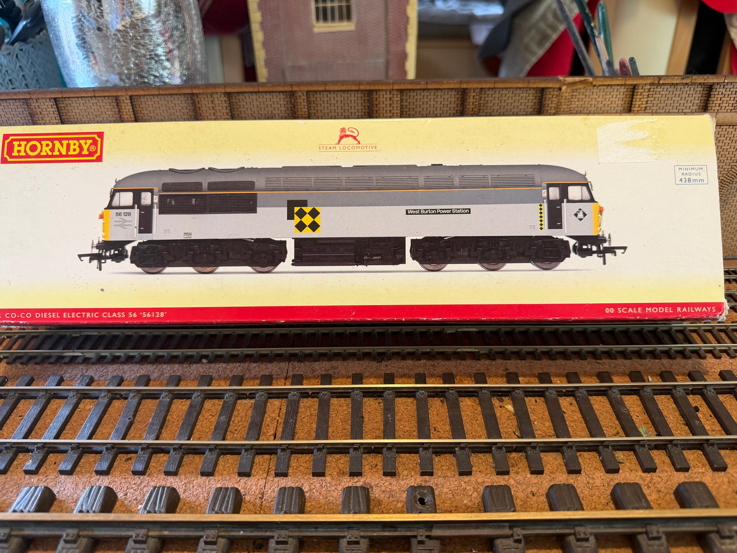 Hornby R2647X (OO) British Rail Class 56 ‘Grid’ No.56128 “West Burton Power Station” in BR Railfreight Coal Sector Livery. DCC fitted 