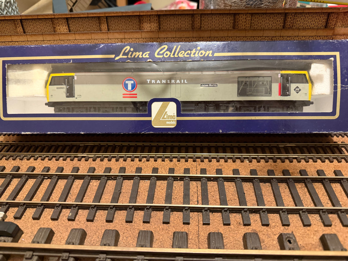 Lima 204768 (OO) British Rail Class 60 No.60063 “James Murray” in Transrail Grey