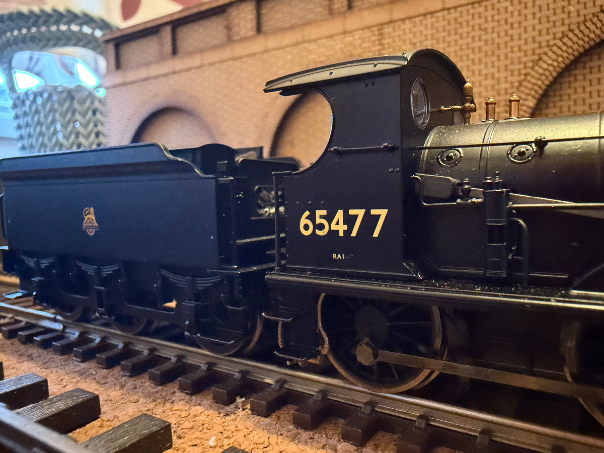 Hornby R3415 (OO) Ex GER / LNER J15 No.65477 in British Railways Unlined Black. (Shed Code 31A, Cambridge Depot) DCC Fitted.