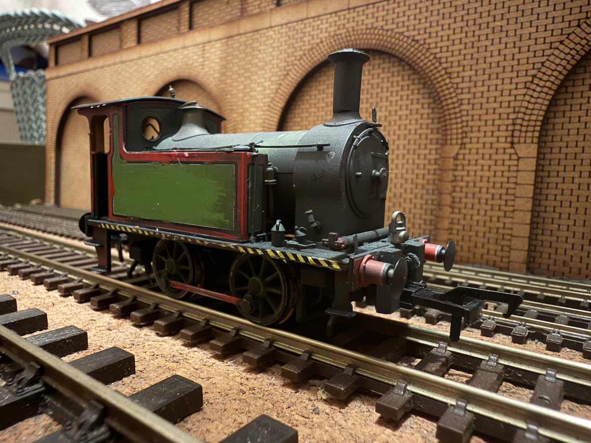Rapido 923001 (OO) Ex North Eastern Railway, H Class [Y7] in Heavily Weathered Apple Green without decals. DCC Ready 