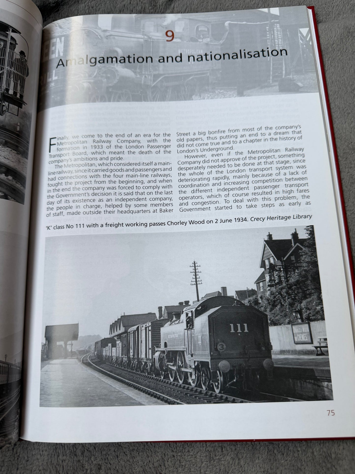 A history of the Metropolitan Railway & METRO-LAND by Irene Hawkes