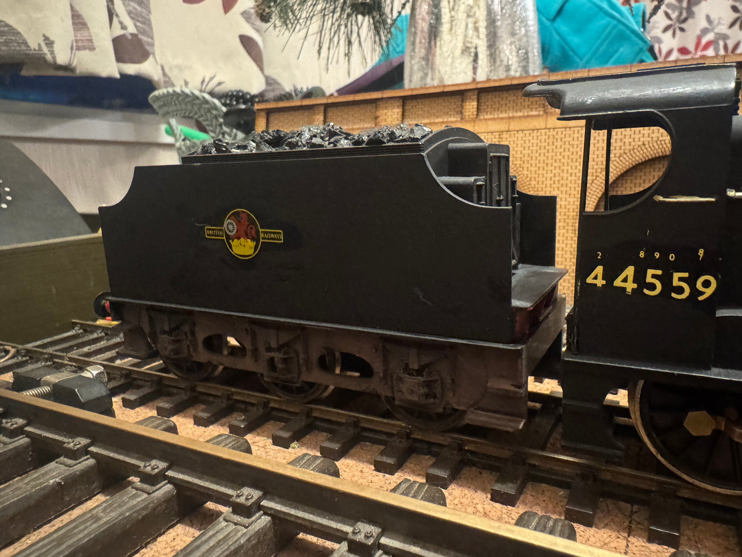 Lima L216534 (O) Ex LMS ‘Fowler’ 4F No.44559 in Unlined and Weathered British Railways black. 