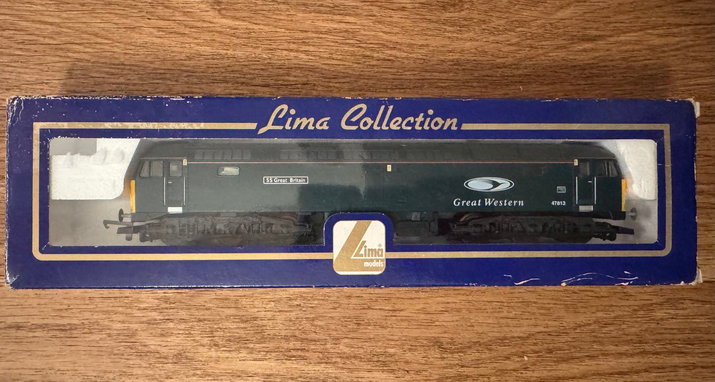 Lima L204645 (OO) Ex BR Class 47/8 No.47813 “SS Great Britain” in Great Western Trains Green livery