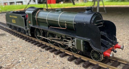 Marklin / Scratch Built (Gauge 1) Southern Railway [LSWR] Class S15, No.833 in Lined SR Olive Green. RC model 