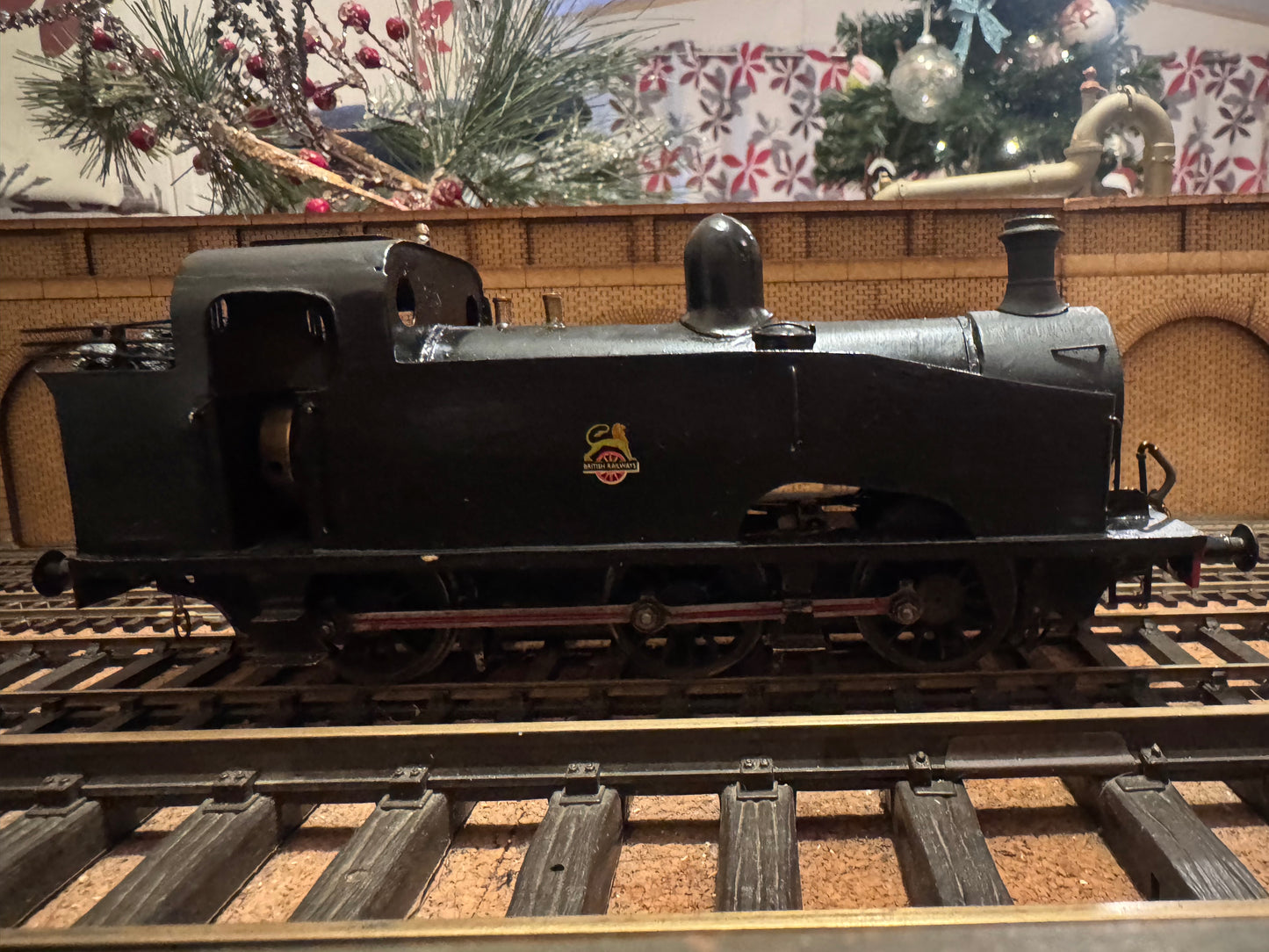 Manufacturer Unknown (O Gauge) Ex GNR / LNER J50 (No Number) in British Railways Unlined Black. Brass Construction. 