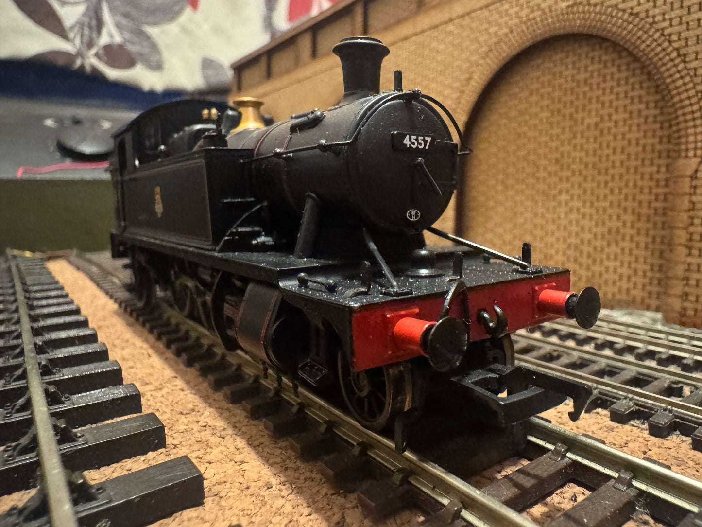 Bachmann 32-129 (OO) Ex GWR 45xx No.4557 in British Railways Lined Black. (Shed Code 87H, Neyland Depot) 