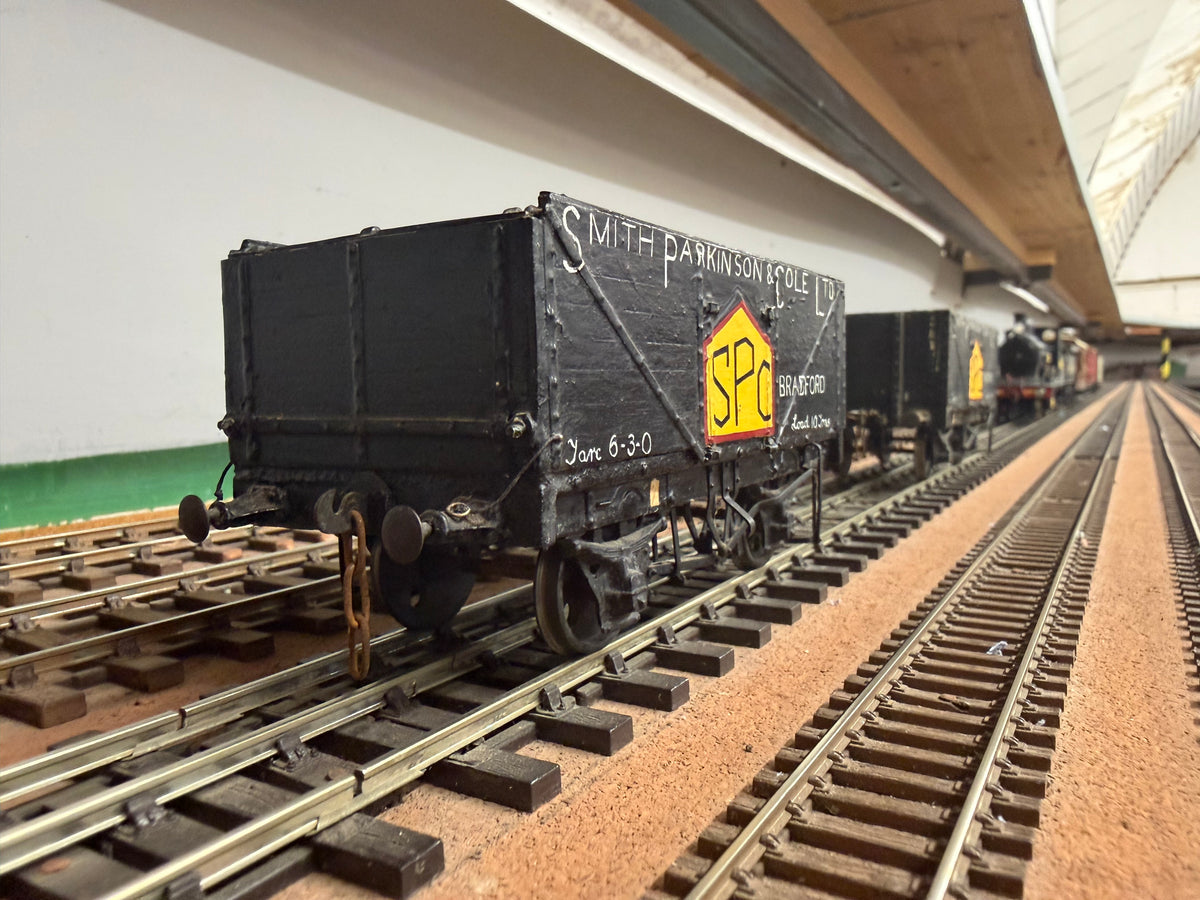 Scratch Built (O Gauge) Smith Parkinson & Cole Ltd of Bradford, Eight Plank Open Coal Wagon 