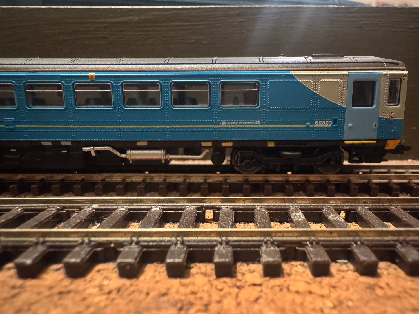 Dapol 2D-020-004D (N Gauge) Ex BR Class 153 Sprinter No.153323 in Arriva Trains Wales livery. DCC ready. 