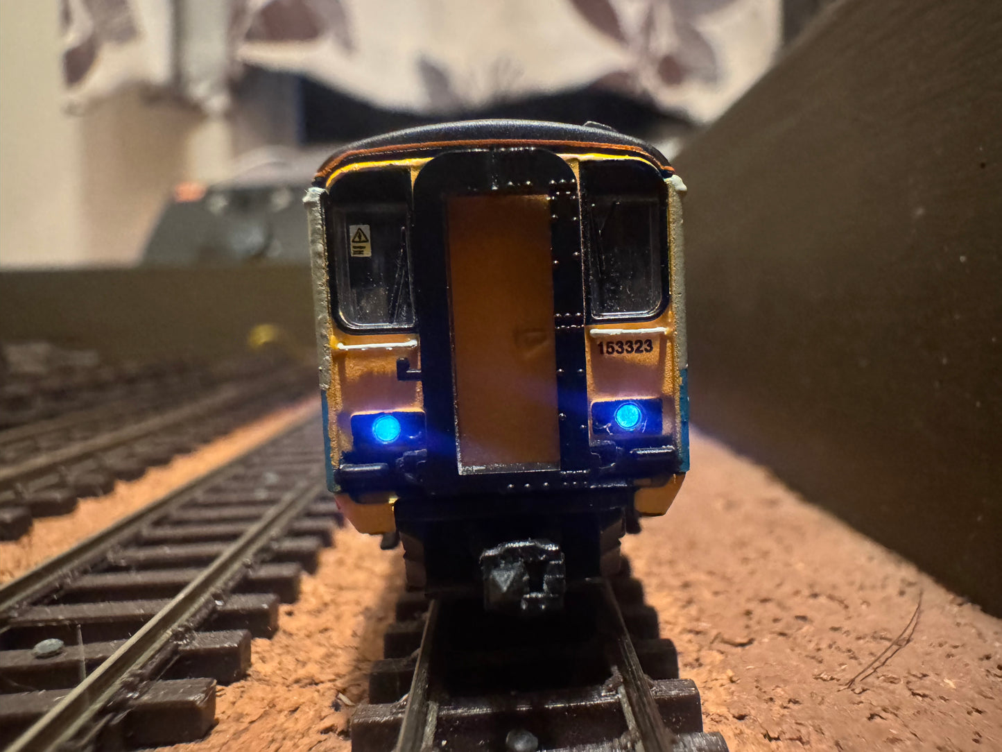 Dapol 2D-020-004D (N Gauge) Ex BR Class 153 Sprinter No.153323 in Arriva Trains Wales livery. DCC ready. 