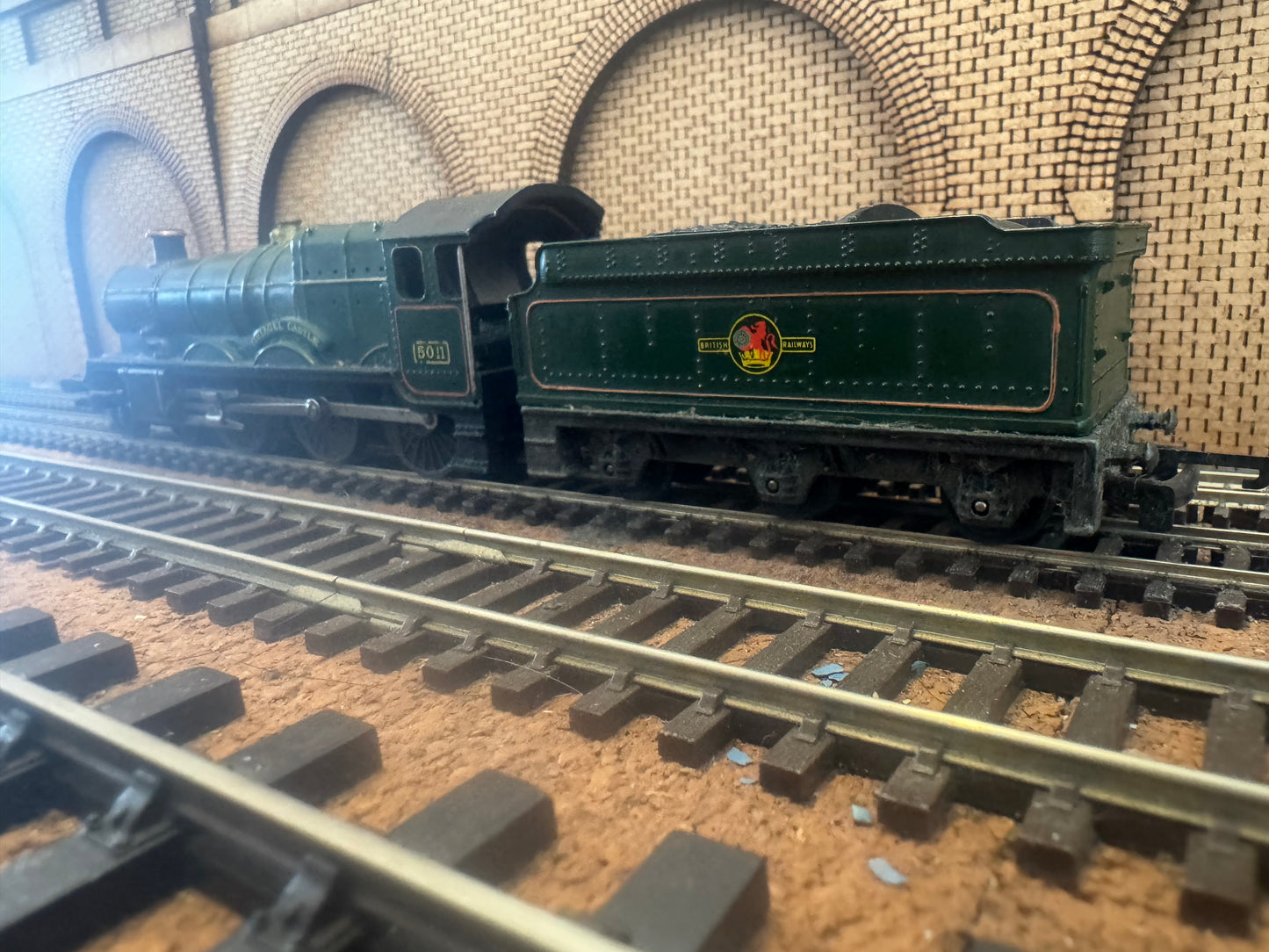 Tri-ang T91TT (TT) Ex GWR 4073 ‘Castle Class’ No.5011 “Tintagel Castle” in Lined British Railways Green. 