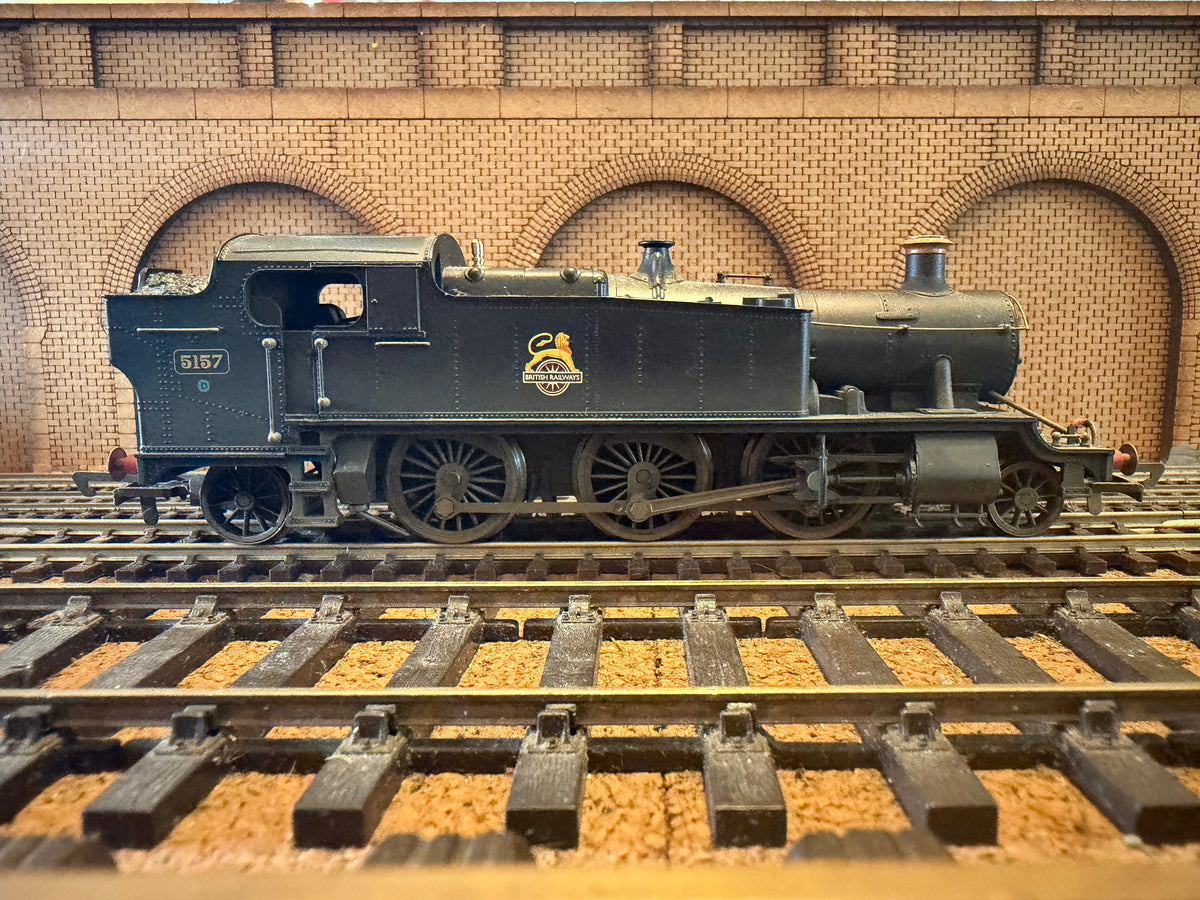 Hornby R2624 (OO) Ex GWR 5101 ‘Large Prairie’ in Weathered British Railways Unlined Black. (Shed Code, 83A Taunton Depot) DCC Ready 